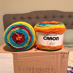 Yarn balls (Caron Cakes)